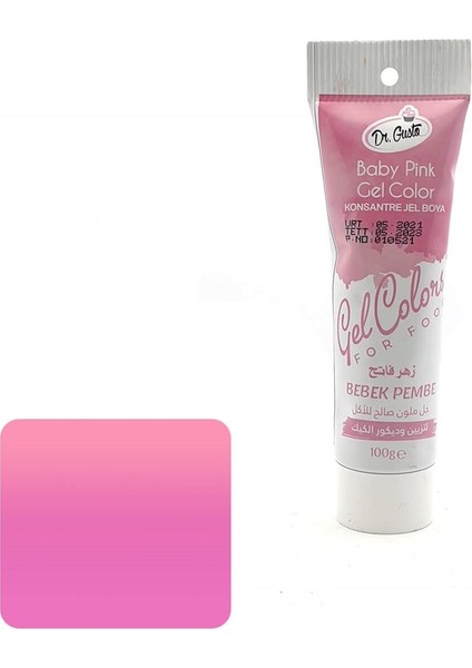 Bebe Pembe Tüp Jel Boya 100 gr