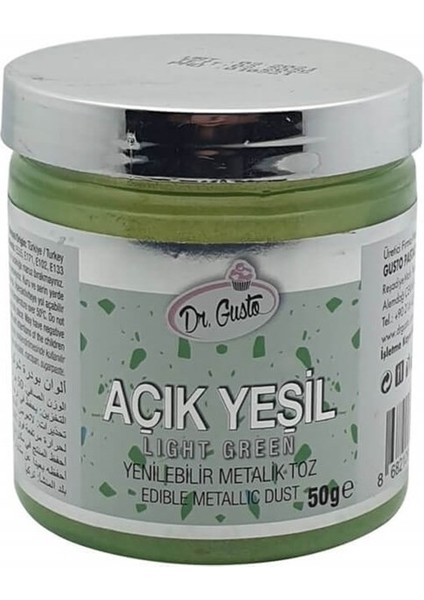 Yenilebilir Metalik Toz Gıda Boyası 50 gr