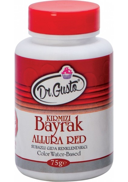 Bayrak Kırmızı Toz Gıda Boyası 75 Gr.