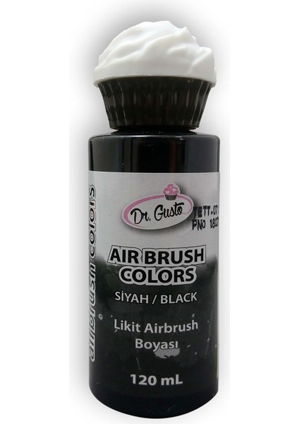 Airbrush Boyası (Siyah 120 Ml)