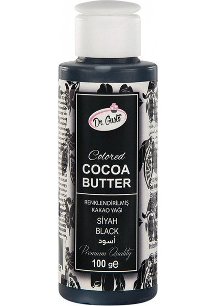 Renklendirilmiş Kakao Yağı Siyah 100 gr