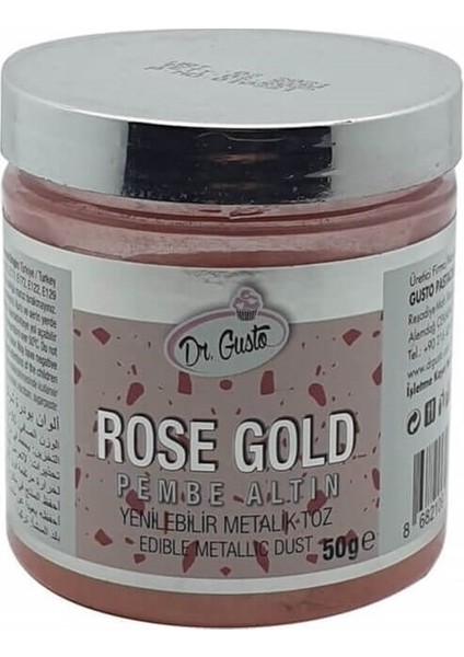 Yenilebilir Metalik Toz Gıda Boyası 50 gr