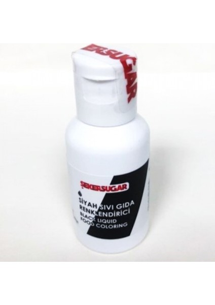 Siyah Sıvı Gıda Boyası 20 ml