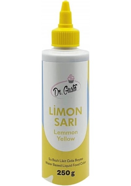 Su Bazlı Gıda Boyası - Limon Sarısı