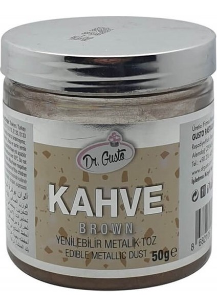 Yenilebilir Metalik Toz Gıda Boyası 50 gr