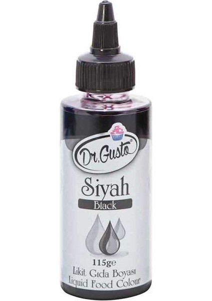 Su Bazlı Likit Siyah 115 gr