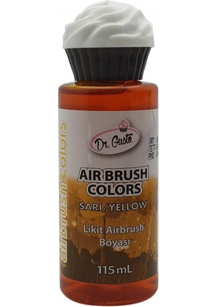 Airbrush Boyası (Sarı 120 Ml)