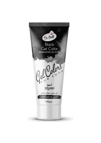 Siyah Tüp Jel Boya 100 gr