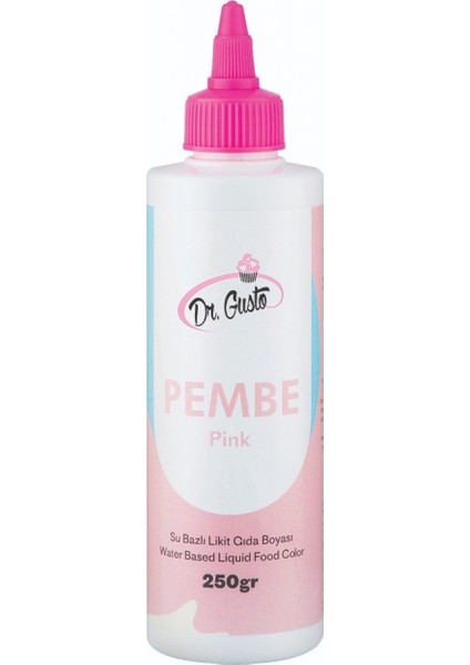 Pembe Sıvı Gıda Boyası 250 gr