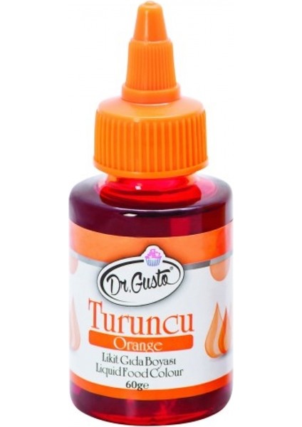 Turuncu Sıvı Gıda Boyası 60 gr
