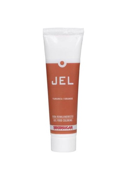 Yenilebilir Jel Gıda Boyası 100 ml Turuncu