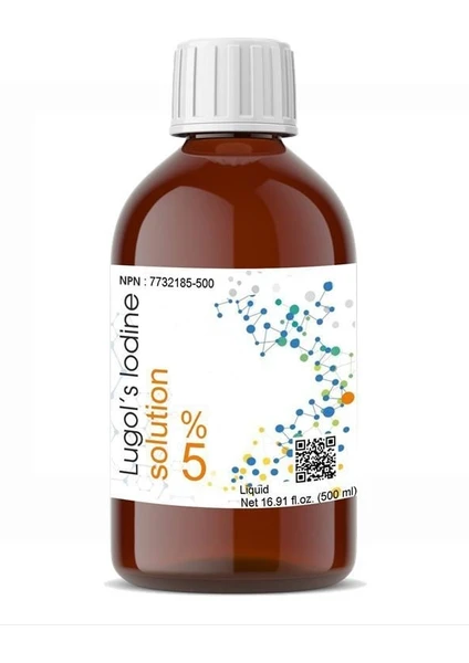 Aromel Lugol Çözeltisi %5 Lik - 500 ml - Lugols Iodine Solution