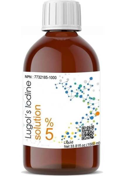 Aromel Lugol Çözeltisi %5 Lik - 1 lt - Lugols Iodine Solution