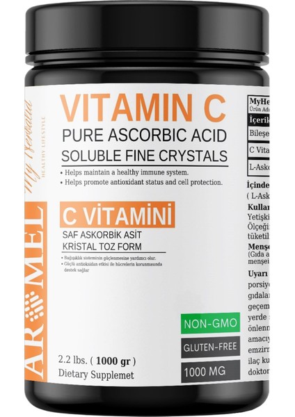 C Vitamini 1 kg - Askorbik Asit - Pharma Grade Ascorbic Acid fiyatları
