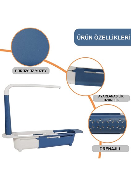 Mutfak Lavabo Organizeri-Raflı Düzenleyici fiyatları
