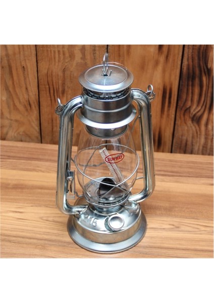 Gemici Feneri Orta Boy Gri 24 cm - 250 ml Kokusuz Yağ -1 Metre Fitil fiyatları