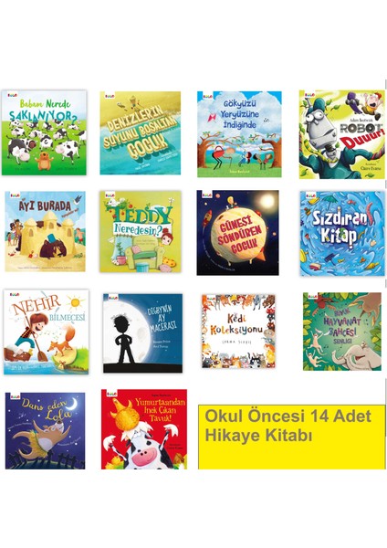 Okul Öncesi Hikaye Kitap Seti  14 Kitap