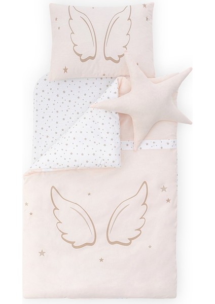 Angel Wings Anne Yanı 5 Parça Bebek Uyku Seti -Pembe fiyatları