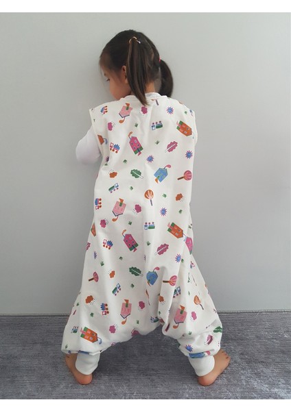 Kışlık Çocuk Uyku Tulumu Pamuk Özel Tasarım 20-24 Derece (1 Tog) fırsatları