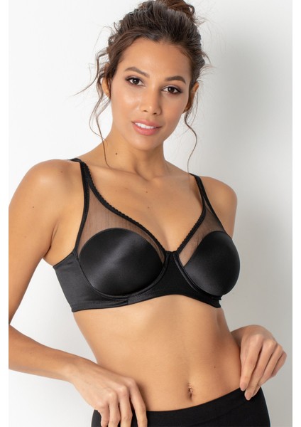 Balenli Tül Detaylı Minimizer Toparlayıcı Sütyen modelleri