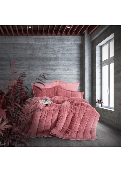 Comfortter Welsoft Yeni Nesil - Pembe - Çift Kişilik Uyku Seti