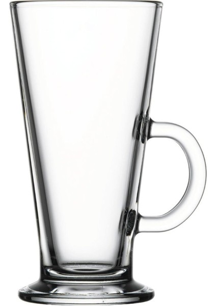 6"Li 55861 Colombian Kulplu Kahve-Latte Bardağı 263 Cc