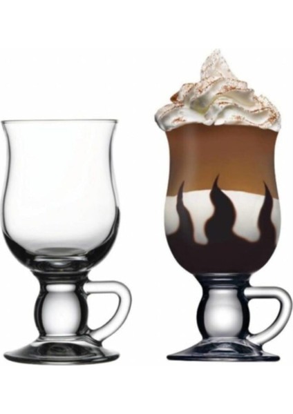 44159 Irısh Coffe Latte Bardağı Kulplu Bardak 2 Adet