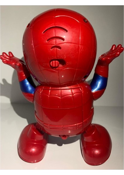 Dance Hero Örümcek Adam Dans Eden Robot Işıklı Sesli 20 Cm-Rgl