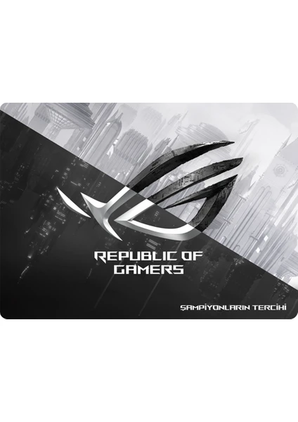 Rog Özel Dizayn Gamıng Mousepad 30X40CM Kaymaz Kauçuk Taban V3