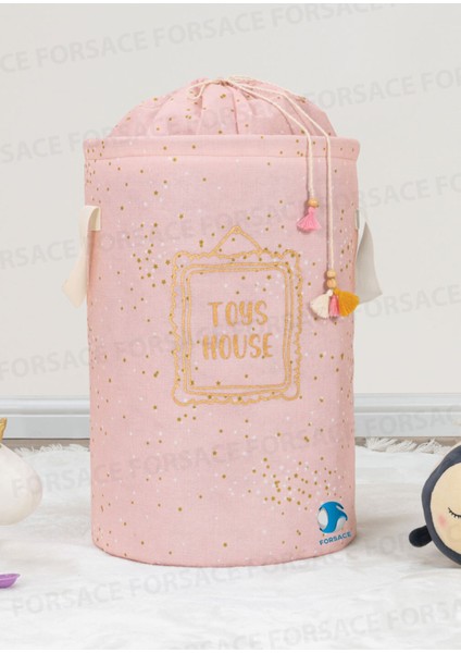 Baby Yuvarlak Torbalı Oyuncak/kirli Çamaşır Sepeti