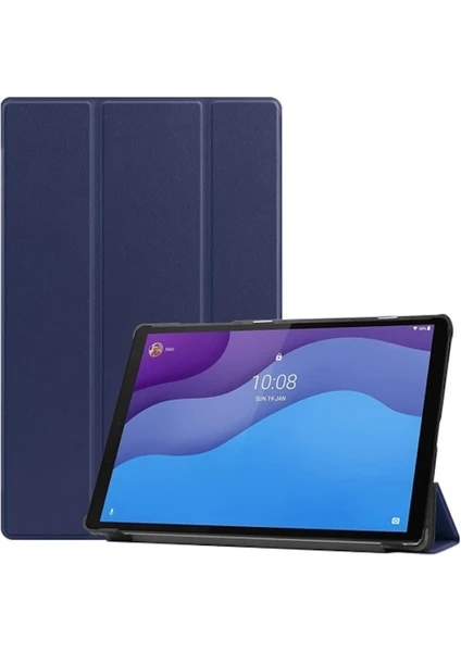 MTK Moveteck Xiaomi Redmi Pad 10.6" Tablet Kılıf Kapaklı Pu Deri Smart Kademeli Standlı Tam Koruyucu Case