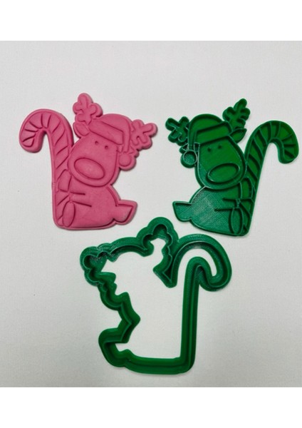 Yıl Başı Geyik Kurabiye Kalıbı ve Hamur Şekillendirici Premium 10CM fiyatları