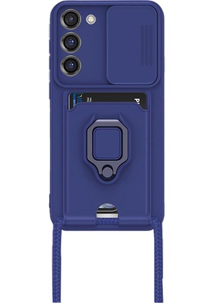 Samsung Galaxy S23 Plus Kılıf Ipli Lens Sürgülü Yüzüklü Kartvizitli Silikon Zuma fiyatları