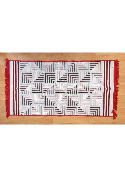 Labirent Desen Antik Kilim, 80X150CM