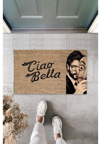 Modern Dijital Baskı - La Casa De Papel - Kapı Önü Paspası 70X45CM