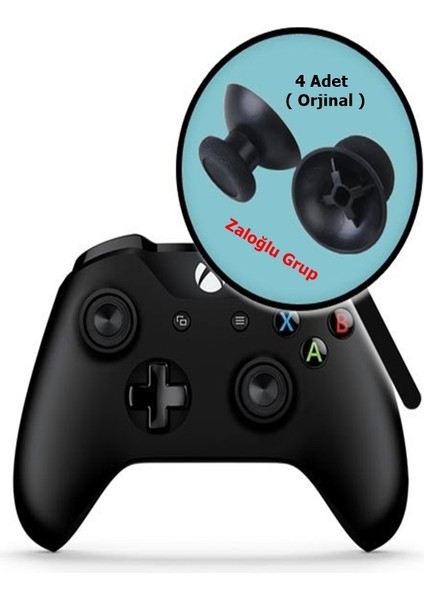 Zaloğlu Grup 4 Adet Xbox One / One S ve x Modellerin Analoğ Topuzu