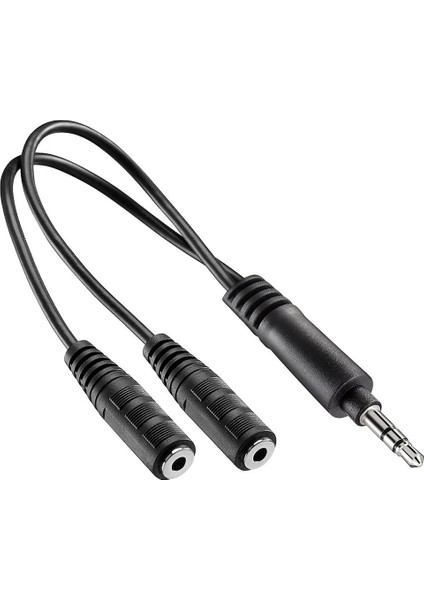 3.5mm Stereo Kulaklık Ses Çoklayıcı Y Kablo