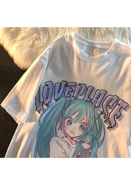 Love Place Beyaz Oversize T-Shirt fiyatları