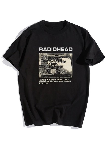 Radiohead Siyah Oversize T-Shirt fiyatları