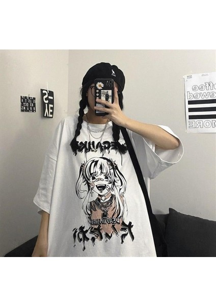Wegankv Girl Beyaz Oversize T-Shirt fiyatları