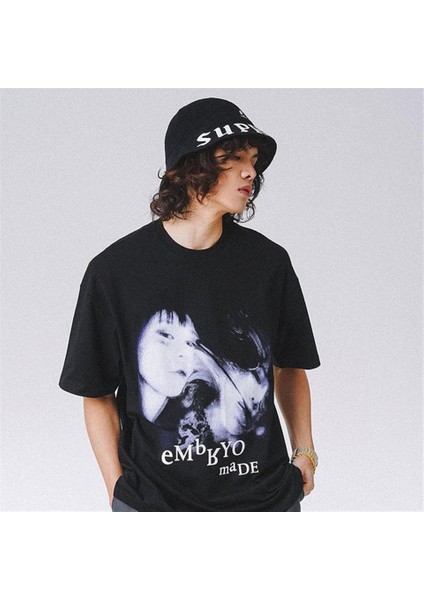Embryo Made Siyah Oversize T-Shirt