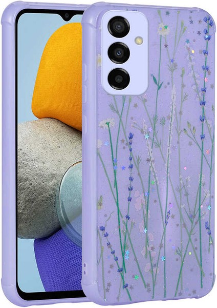 Samsung Galaxy M13 Kılıf Desenli Kamera Korumalı Popy Silikon