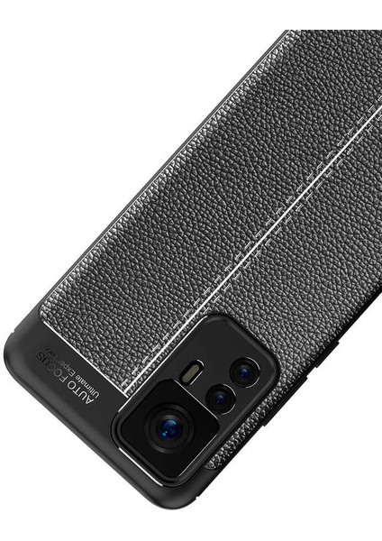 Xiaomi Mi 12T Pro Kılıf Deri Dokulu Kamera Korumalı Silikon modelleri