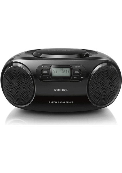 Audio AZB500/12 Dab Radyo Taşınabilir Radyo (Dab+/ukw, Dinamik Bas Kuvvetlendirme, CD Çalma, Karışık/tekrar Işlevi, 3,5 mm Ses Girişi) Siyah