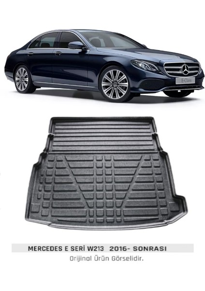 Mercedes E Serisi Bagaj Havuzu 2016-2023 Özel Üretim ve Tam Uyumlu Kaucuk