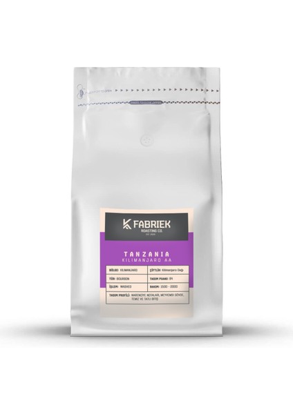 Tanzania Kilimanjaro Aa 100 gr