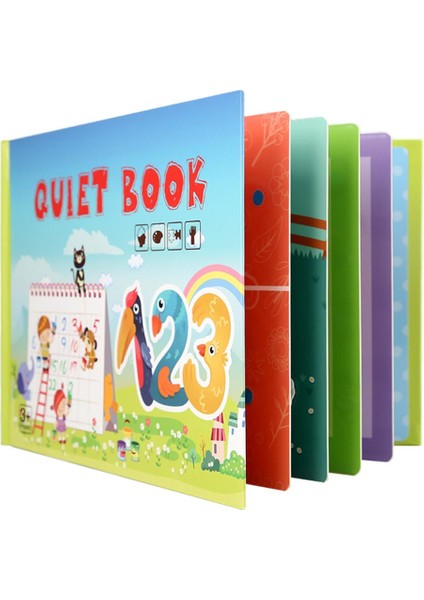 3 Adet Montessori Çocuk Becerileri 28X20.5X1.8CM(YURT Dışından)