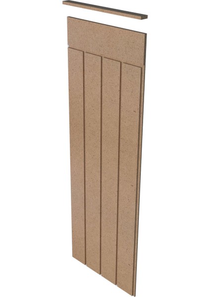 Dekoratif Duvar Paneli, Boyanabilir Ahşap 10 mm Ham Mdf Duvar Paneli