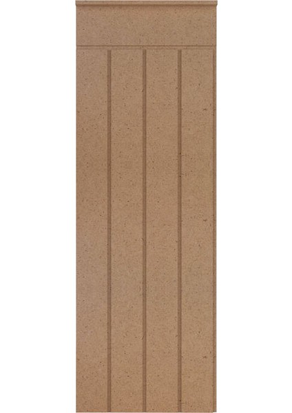 Dekoratif Duvar Paneli, Boyanabilir Ahşap 10 mm Ham Mdf Duvar Paneli