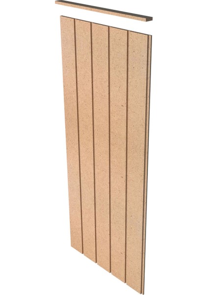 Dekoratif Duvar Paneli, Boyanabilir Ahşap 10 mm Ham Mdf Duvar Paneli